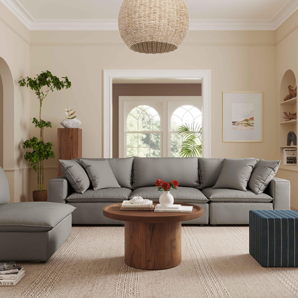Cali Modular 4 Piece Sectional, Slate