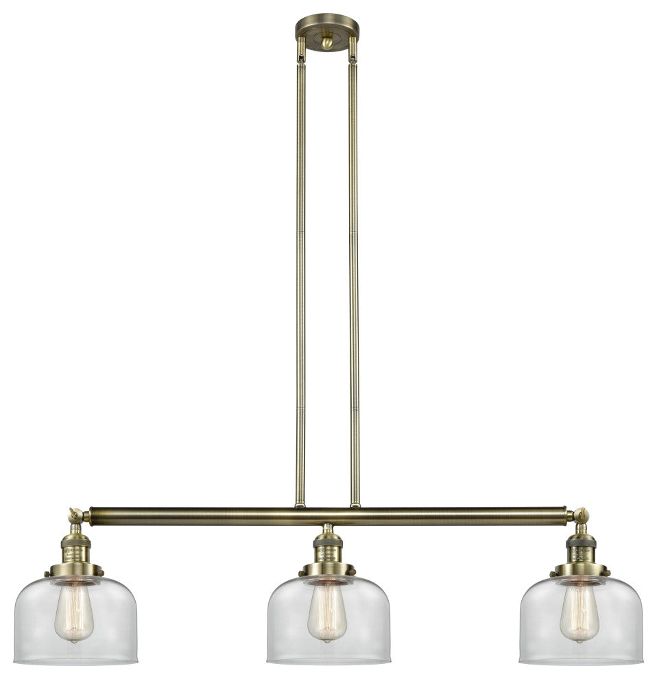 Innovations Lighting 213-Ab-S-G72-Led 3 Light Dimmable Led Island Light