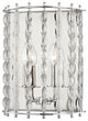 Whitestone 2 Light Wall Sconce, Polished Nickel Finish