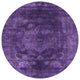 Ahgly Company Indoor Round Mid-Century Modern Area Rugs, 5' Round