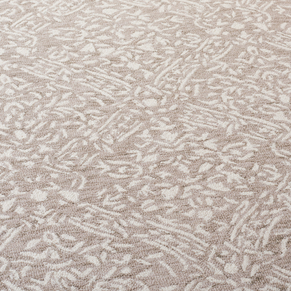 Safavieh Lauren Ralph Lauren Collection LRL6935 Rug, Silver/Ivory, 7' Round