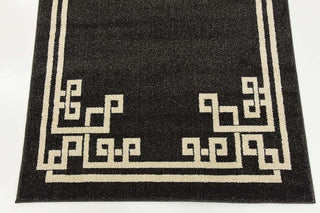 Unique Loom Black Athens Geometric 3'x5' Area Rug