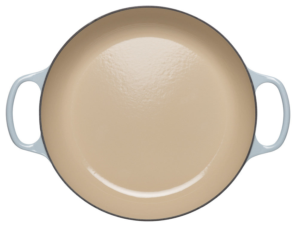 Le Creuset Signature Shallow Casserole, 30 cm, Coastal Blue