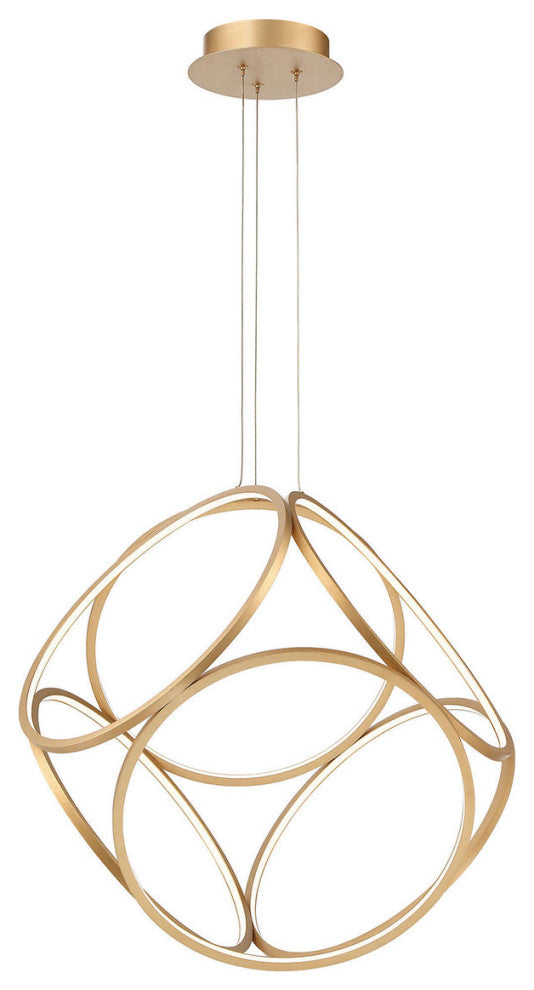 Glenview Pendant LED Small Gold