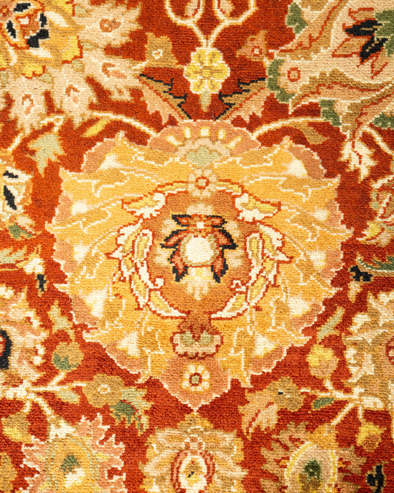 Mogul, One-of-a-Kind Hand-Knotted Area Rug Orange, 8' 3" x 10' 7"