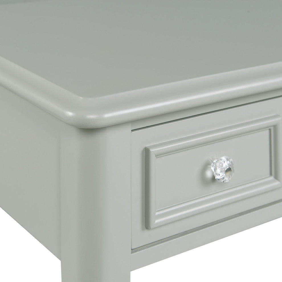 Jesse Desk With Hutch, Gray
