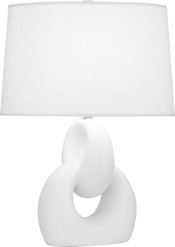 Robert Abbey RA-MLY81 1-Light Table Lamp, Fusion
