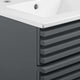 Render 18" Bathroom Vanity Cabinet, Gray White