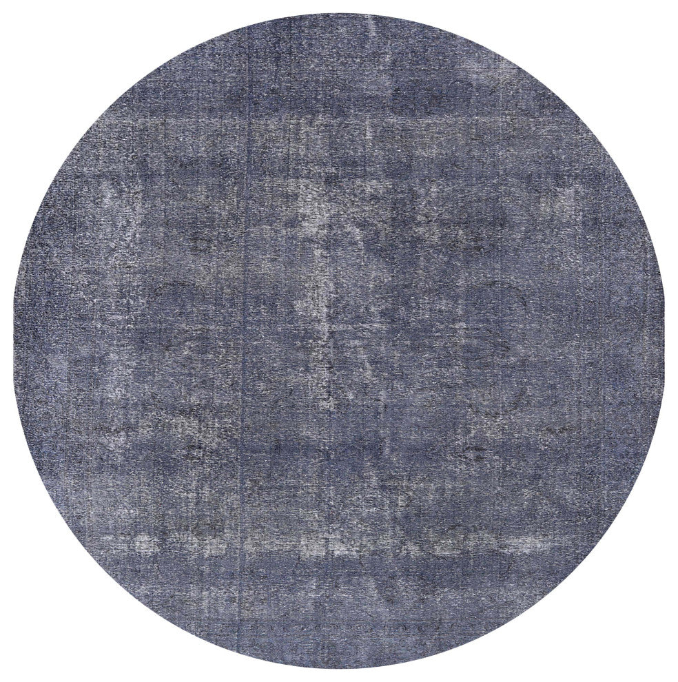 Ahgly Company Indoor Round Mid-Century Modern Area Rugs, 7' Round