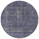Ahgly Company Indoor Round Mid-Century Modern Area Rugs, 7' Round