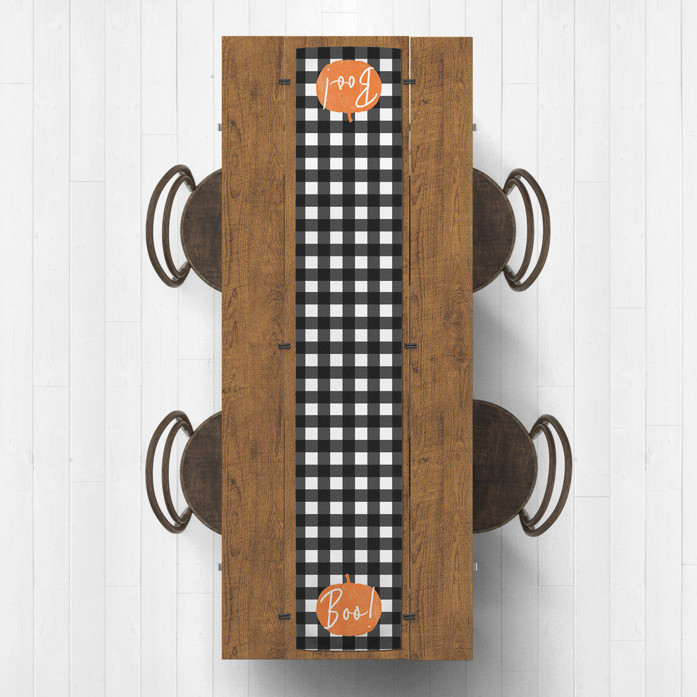 Boo Buffalo Check Table Runner