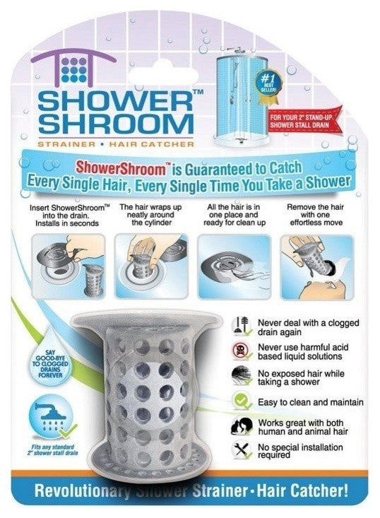 ShowerShroom 2161-H-101 Shower Stall Drain Protector Hair Catcher