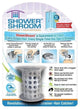 ShowerShroom 2161-H-101 Shower Stall Drain Protector Hair Catcher
