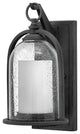 Hinkley Quincy Outdoor Small Wall Mount Lantern, Aged Zinc