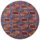 Ahgly Company Indoor Round Mid-Century Modern Area Rugs, 7' Round