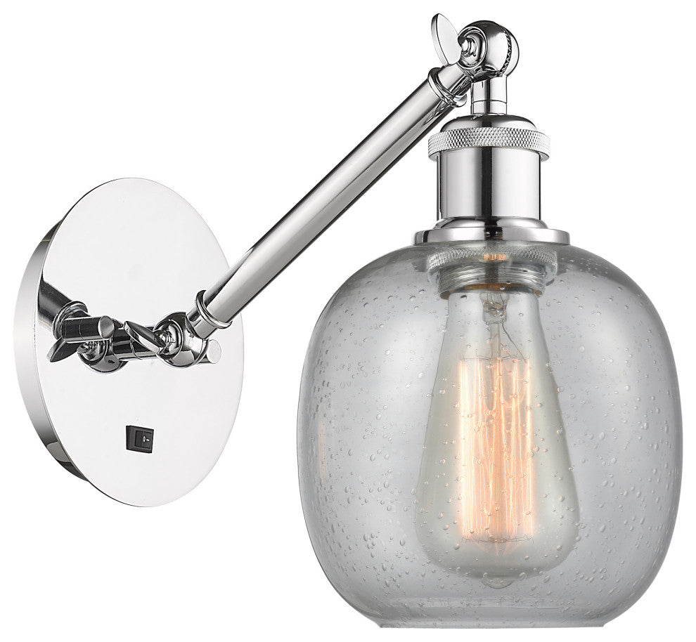 Innovations 317-1W-PC-G104-LED 1-Light Sconce, Polished Chrome