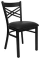 Black Restaurant Chair, Black