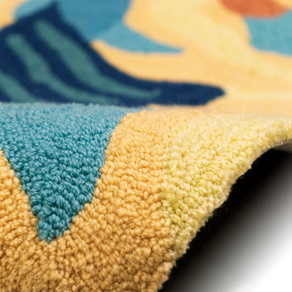 Ravella Ocean View Indoor/Outdoor Rug Blue, Blue, 7'6"x9'6"