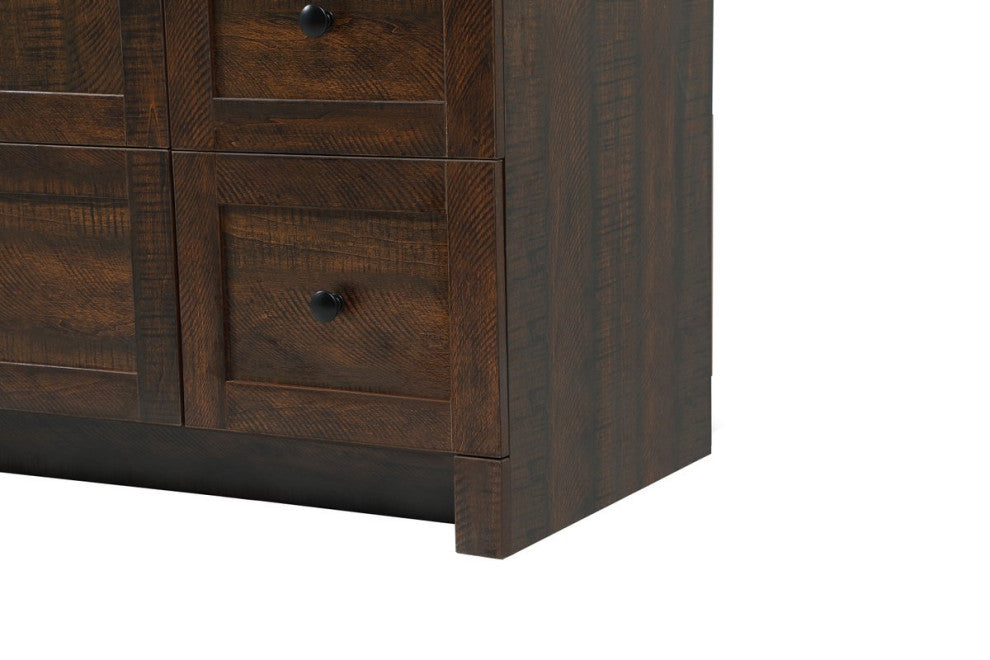 Home Living 19" Farmhouse Expresso-Light Bathroom Vanity