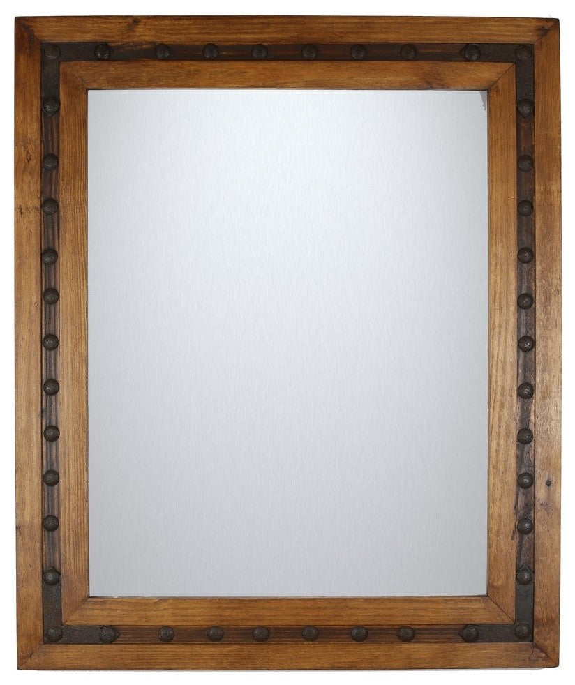 Rancho Grande Rustic Mirror, 28"x48"