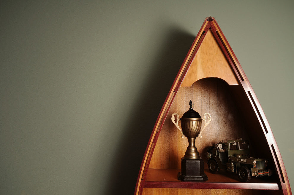 Alum/Wooden Trophy Big Aluminum Home Decor