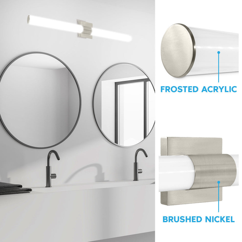 Luxrite LED Bathroom Vanity Light 36" 5CCT 30W 2200LM Dimmable
