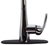 Kitchen Dual Sensor Automatic Touch Controlled Faucet, Chrome/Black