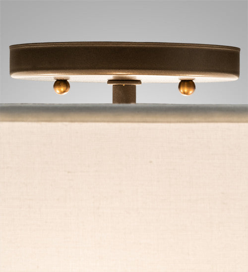 17 Wide Cilindro Structure Flushmount