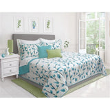 Safdie & Co. 2-piece Polyester Daphne Twin Quilt Set in Multi-Color