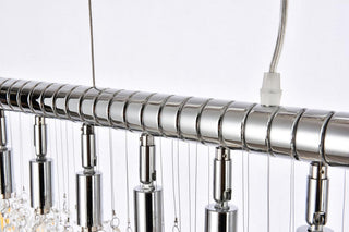 Chorus Line 10-Light Chrome Chandelier