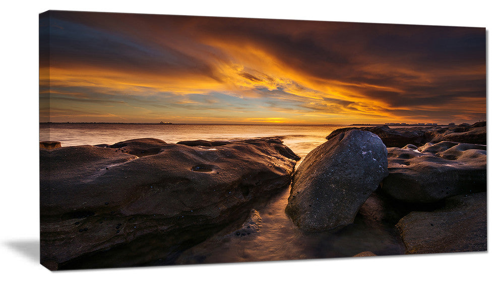 "La Perhouse Beach Sydney" Canvas Print, 1 Panel