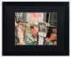 "Magazine Rack" Framed Art by Yale Gurney, Black, Black, 20"x16"