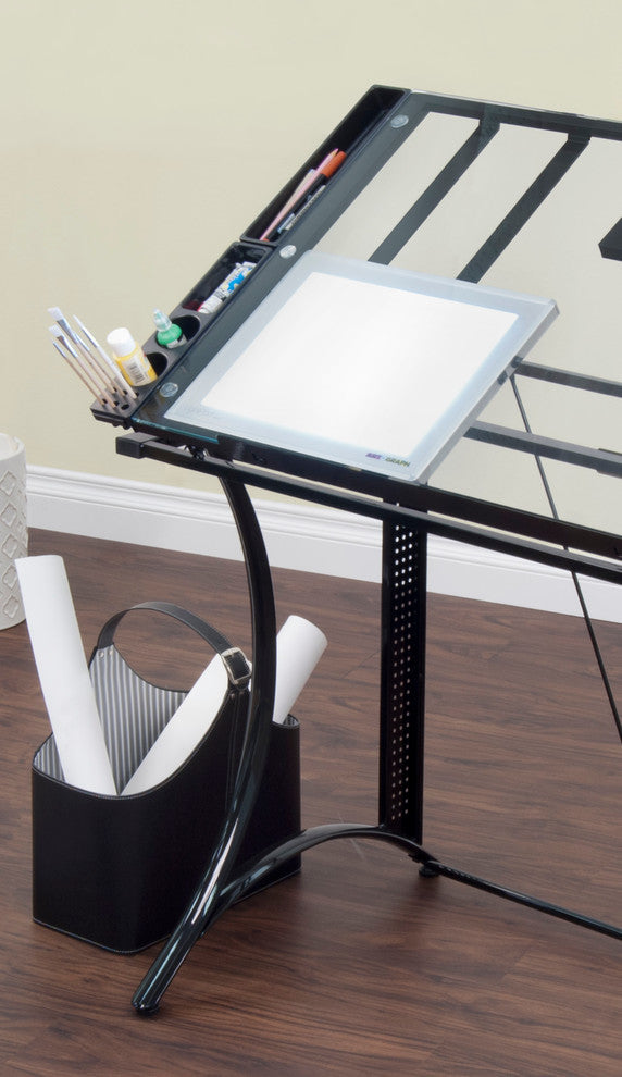 Light Pad Support Bars, Set of 2, Black