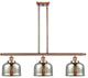 Innovations 916-3I-AC-G78 3-Light Island Light, Antique Copper