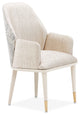 Lisbon Dining Arm Chair, Silken Matte Cream