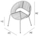 Acapulco Dining Side Chair, Glacier Blue