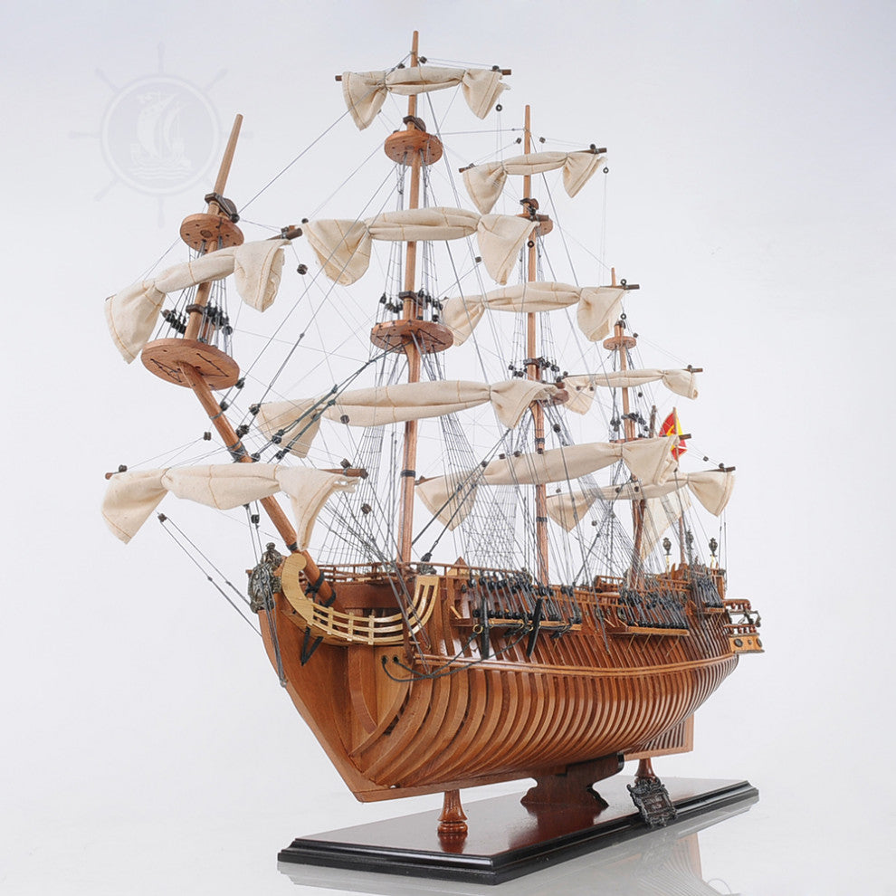 San Felipe Open Hull Museum-quality Fully Assembled Wooden Model Ship