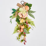 26" Spring Flowers & Green Leaves Teardrop