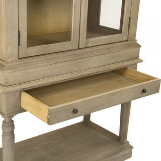 Beige Jacques Display Cabinet, Wood