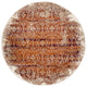 Heritage Anna Distressed Moroccan Area Rug, Ivory/Rust, 7'7 X 7'7ro