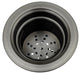 Starstar Kitchen Sink Drain Assembly 3.5" Sink Opening Strainer, Set of 2, Black