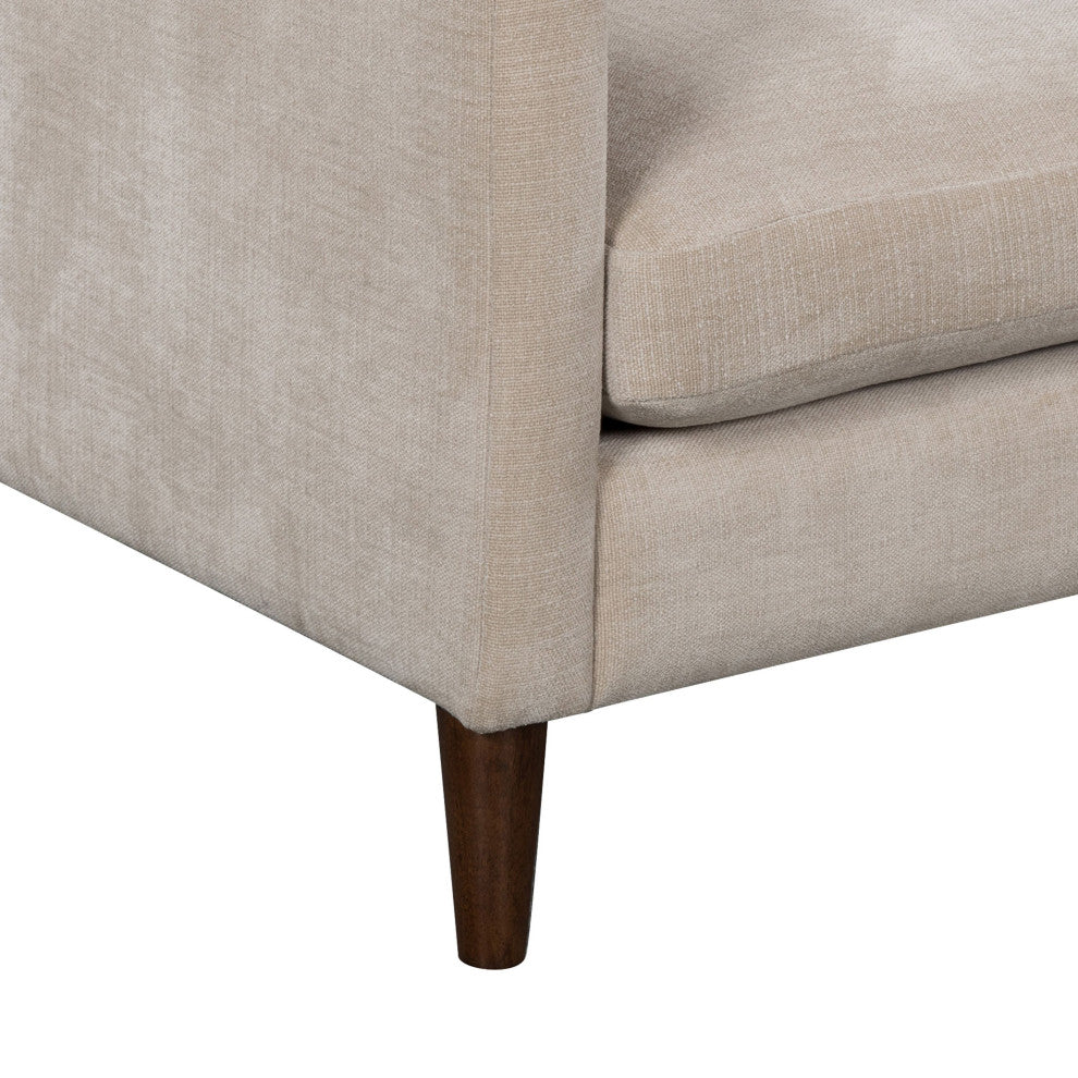 Las Vegas Upholstered Club Chair, Fawn
