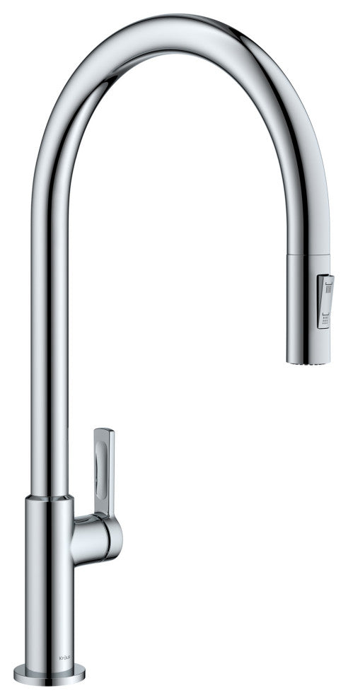 Oletto Pull-Down 1-Hole Kitchen Faucet, Chrome, Model Kpf-2821ch