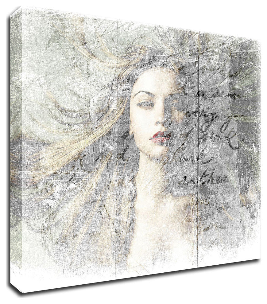 "Blown Away" by GraphINC, Print on Canvas, 14"x14"