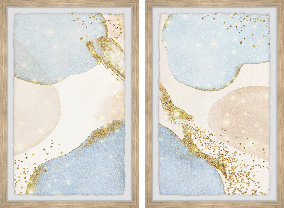 Island of No Return Diptych, 2-Piece Set, 8x12 Panels