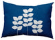 Simple Stems Decorative Throw Pillow, Dark Cobalt Blue, 14"x20"