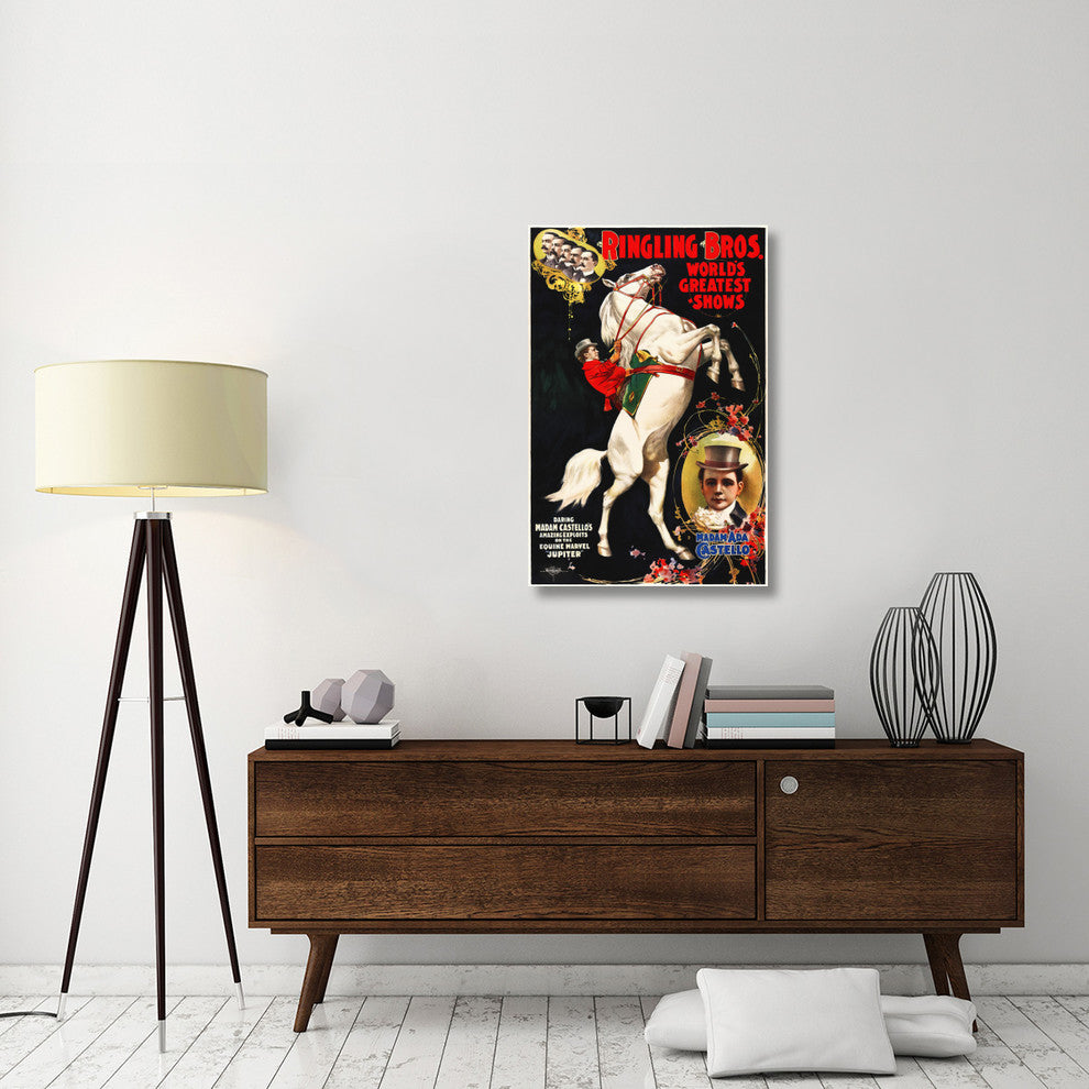 Madam Ada Castello And Jupiter, Poster For Ringling Brothers, Ca,  1899, 26x40