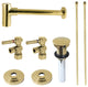 CC53302DLTRMK2 Plumbing Sink Trim Kit with Bottle Trap and Overflow Drain