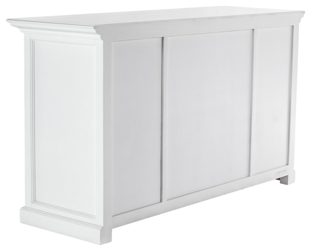 Modern Farmhouse White Buffet Server