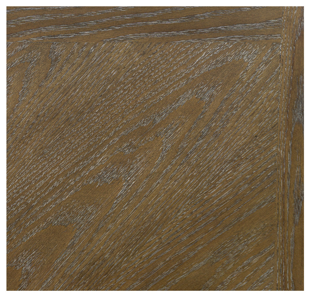 Martha Stewart Fiona Farmhouse Oak Veneer, Dining Table